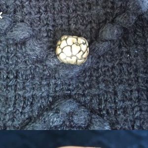 Authentic pandora heart charm